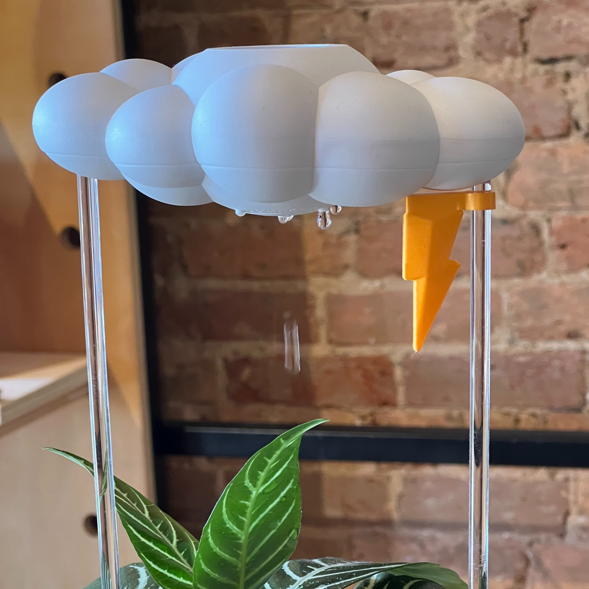 Original Dripping Rain Cloud with Lightning Bolt Charm - view 8