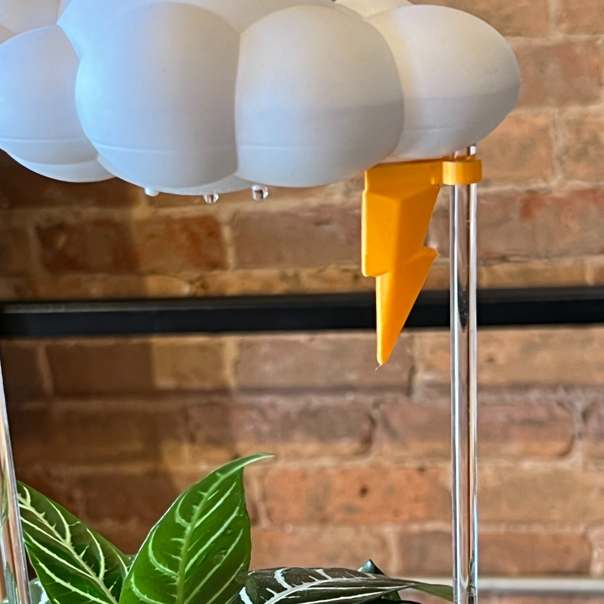 Original Dripping Rain Cloud with Lightning Bolt Charm - view 6