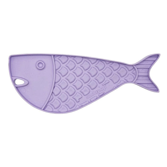 Goldfish emat - Small Enrichment Lick Mat for Cats - SodaPup - Goldfish emat - pastel purple