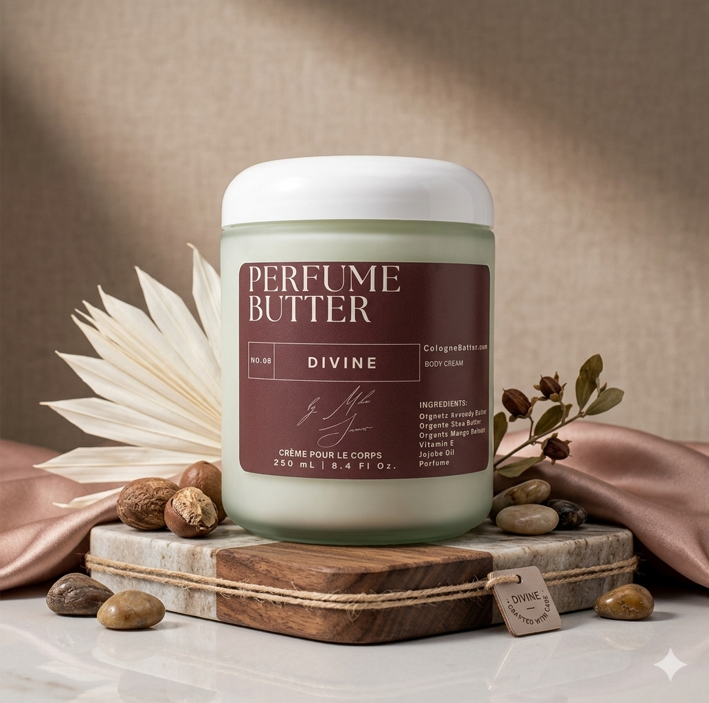 DIVINE – The Luxury Body Butter Perfume | Radiant Citrus, Floral & Warm Vanilla Scent | Elegant Fragrance for Women & Men | Perfume Butter — CB