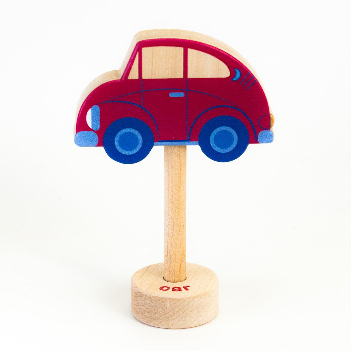 Grasp & Giggle Car Rattle - Made in the USA 🇺🇸