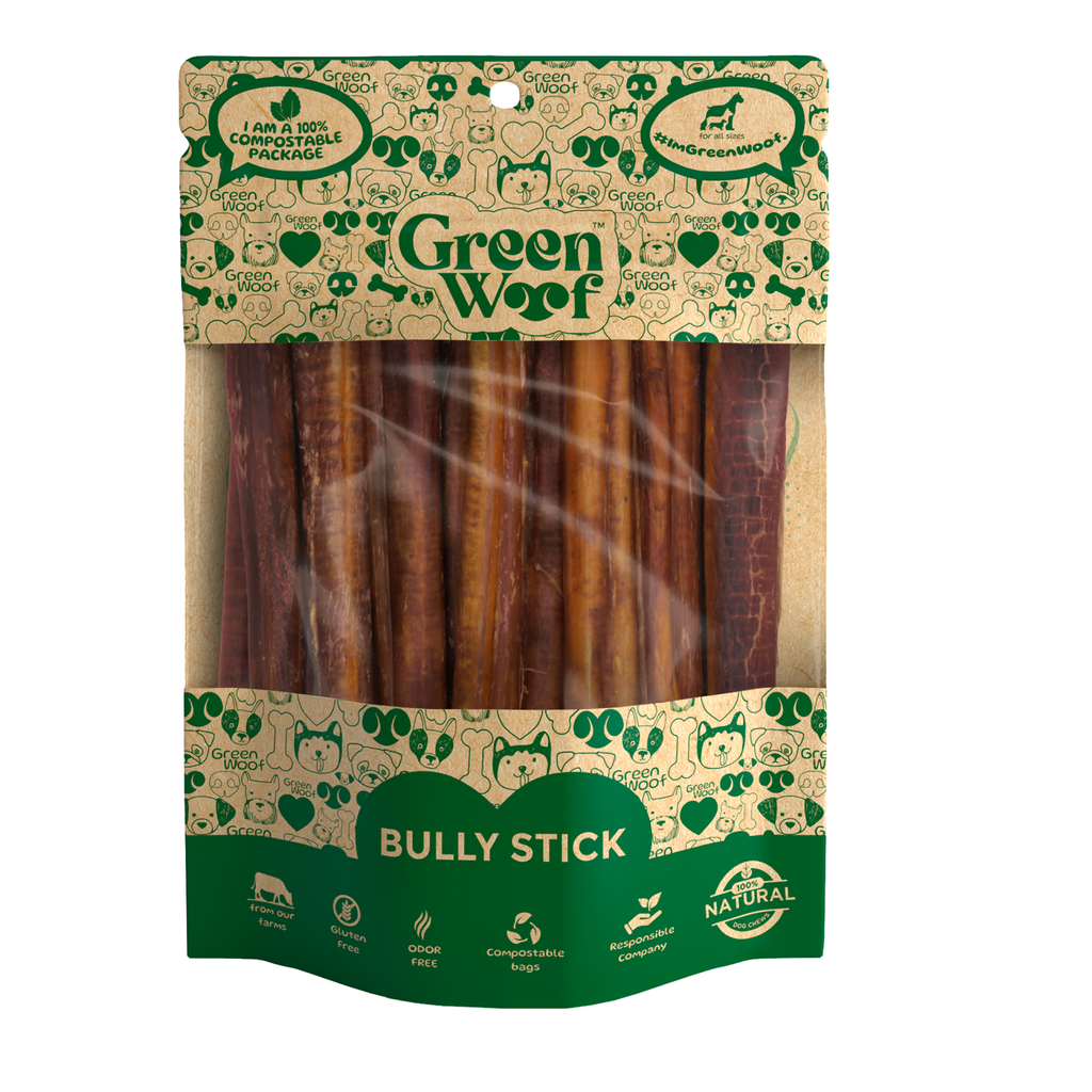 Straight Bully Sticks Natural Dog Chews