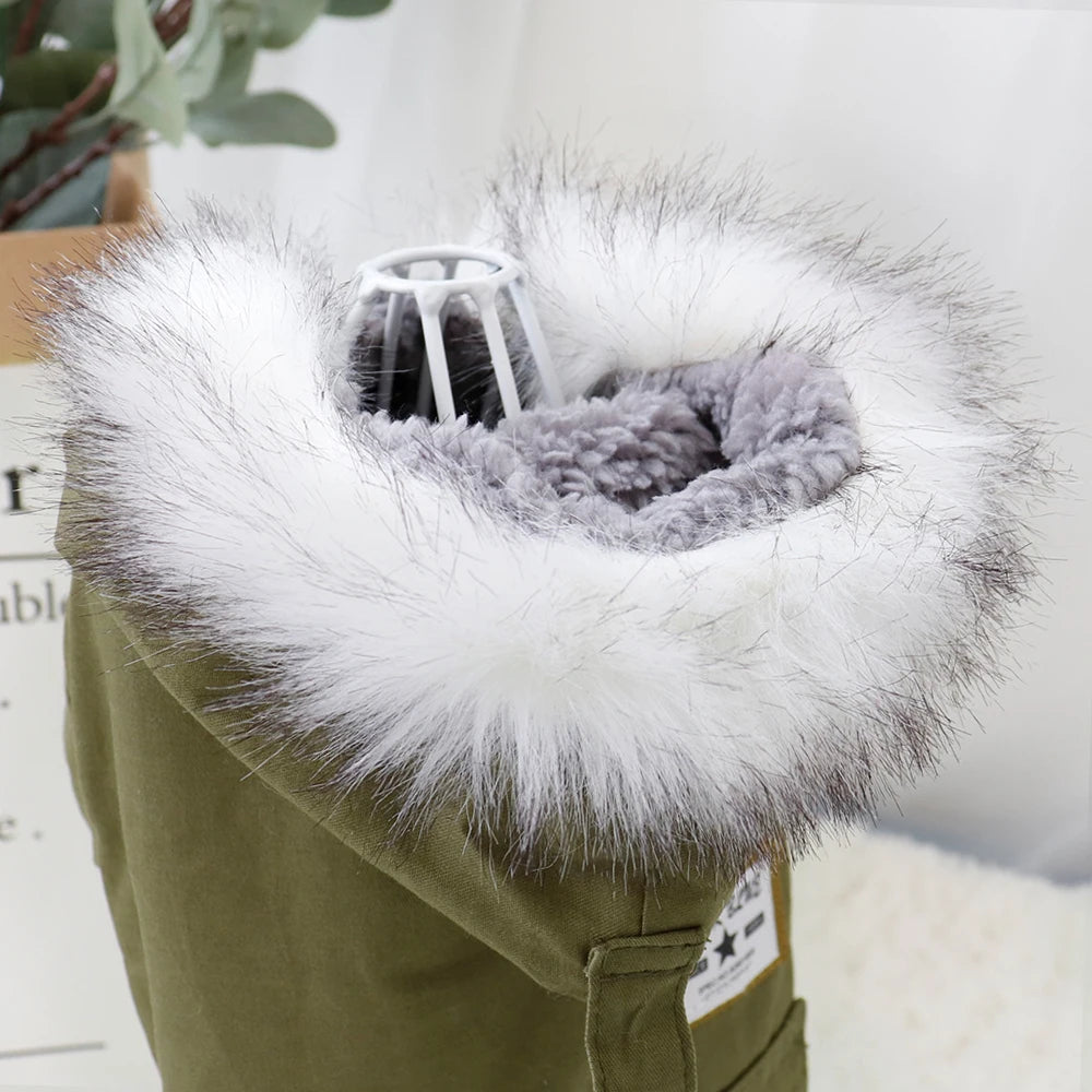 Winter Dog Clothes for Small Dogs Warm Dog Coat Jacket French Bulldog Clothes Hooded Coat Pet Puppy Cloting Fleece Padded Out