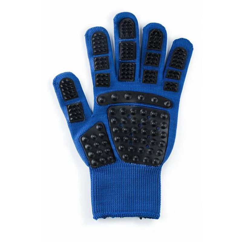1pcs Pet Glove Cat Grooming Glove Cat Hair Deshedding Brush Gloves Dog Comb - image 7