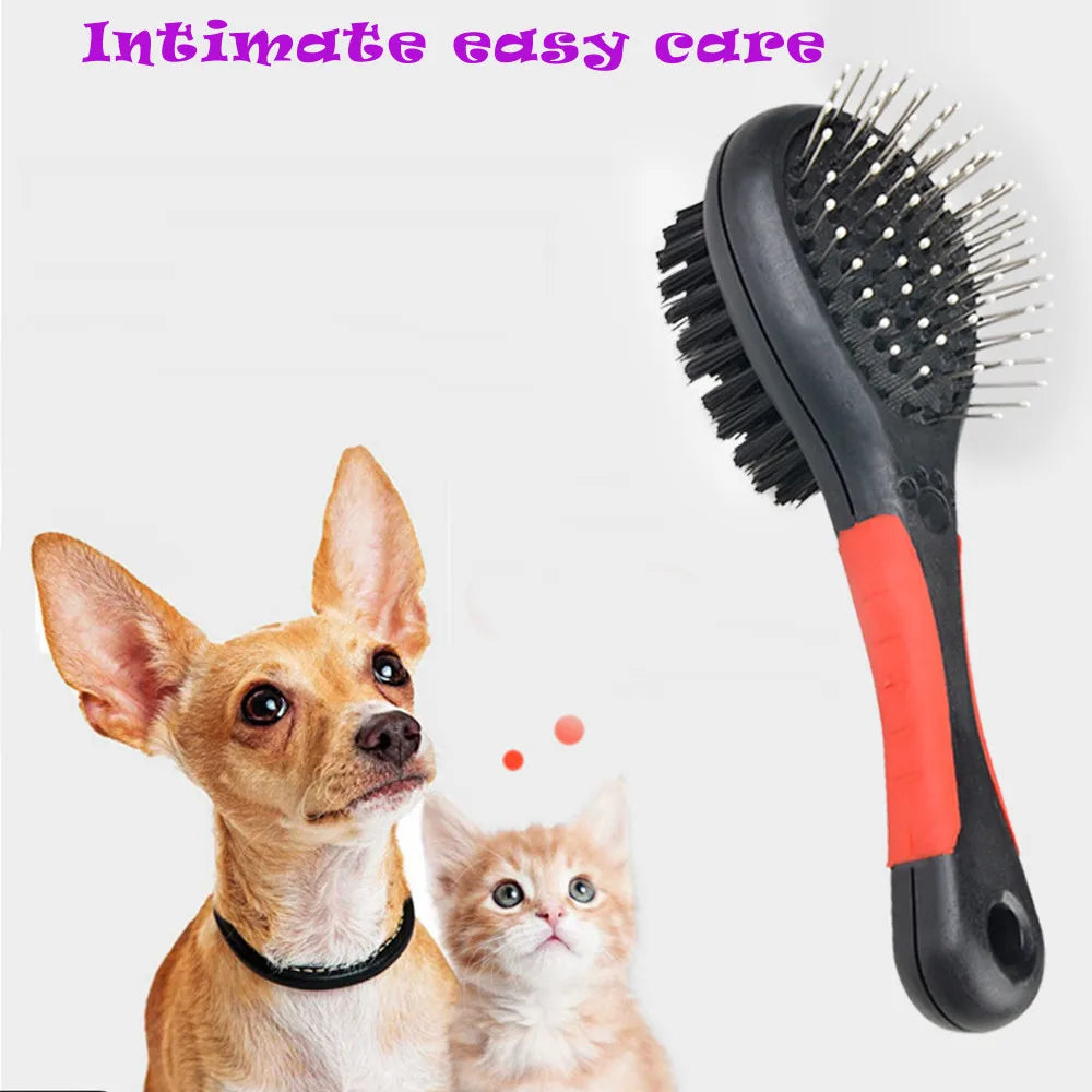 Gentle Double-sided Pet Hairbrush - image 5