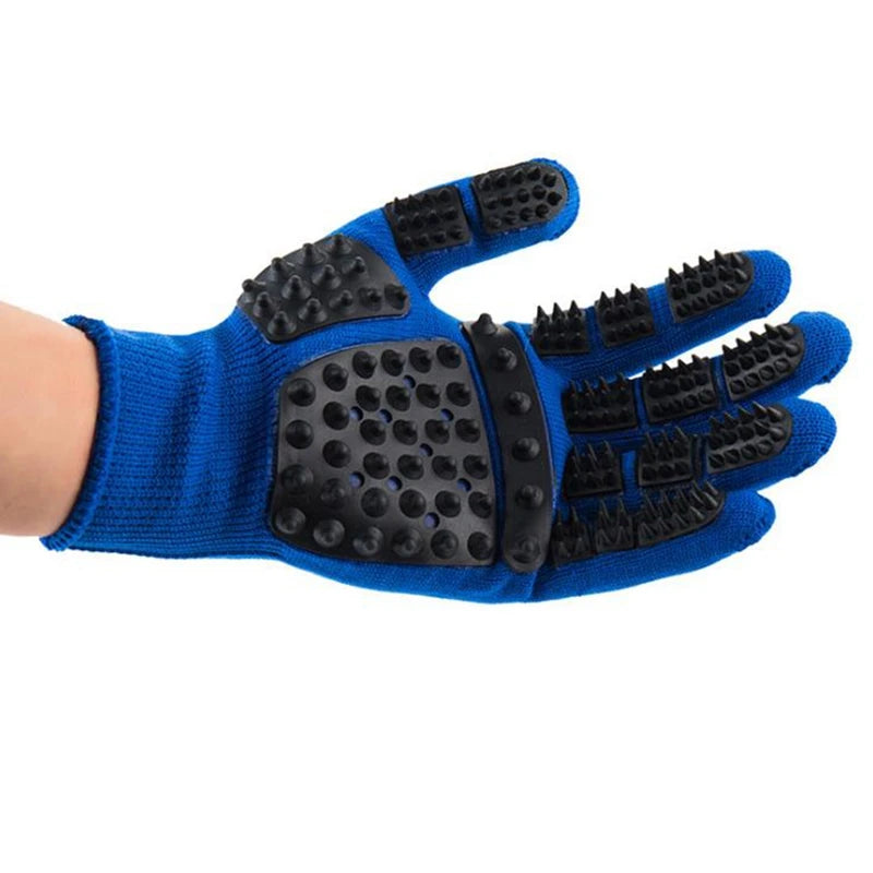 1pcs Pet Glove Cat Grooming Glove Cat Hair Deshedding Brush Gloves Dog Comb - image 2