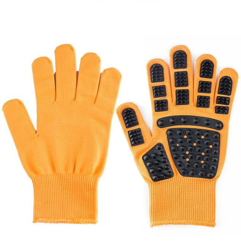 1pcs Pet Glove Cat Grooming Glove Cat Hair Deshedding Brush Gloves Dog Comb - image 4