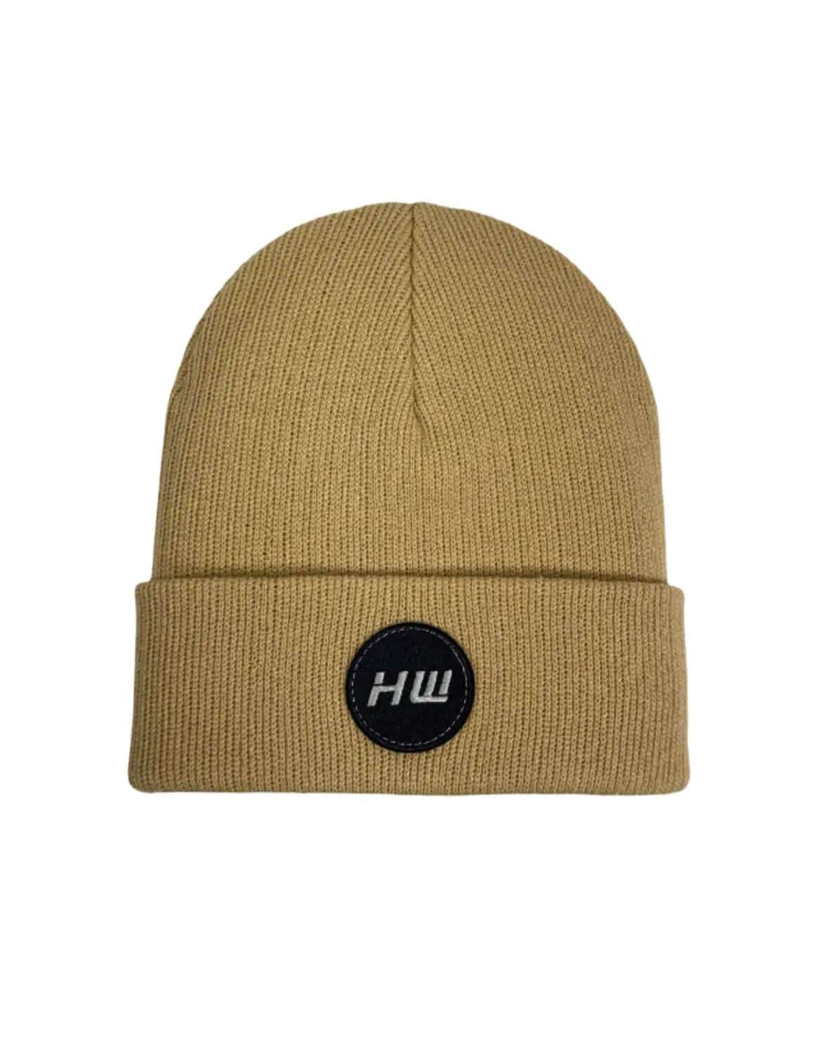 Cuffed Wide Ribbed, Classic Beanie, Dune Beige — HAAKWEAR USA