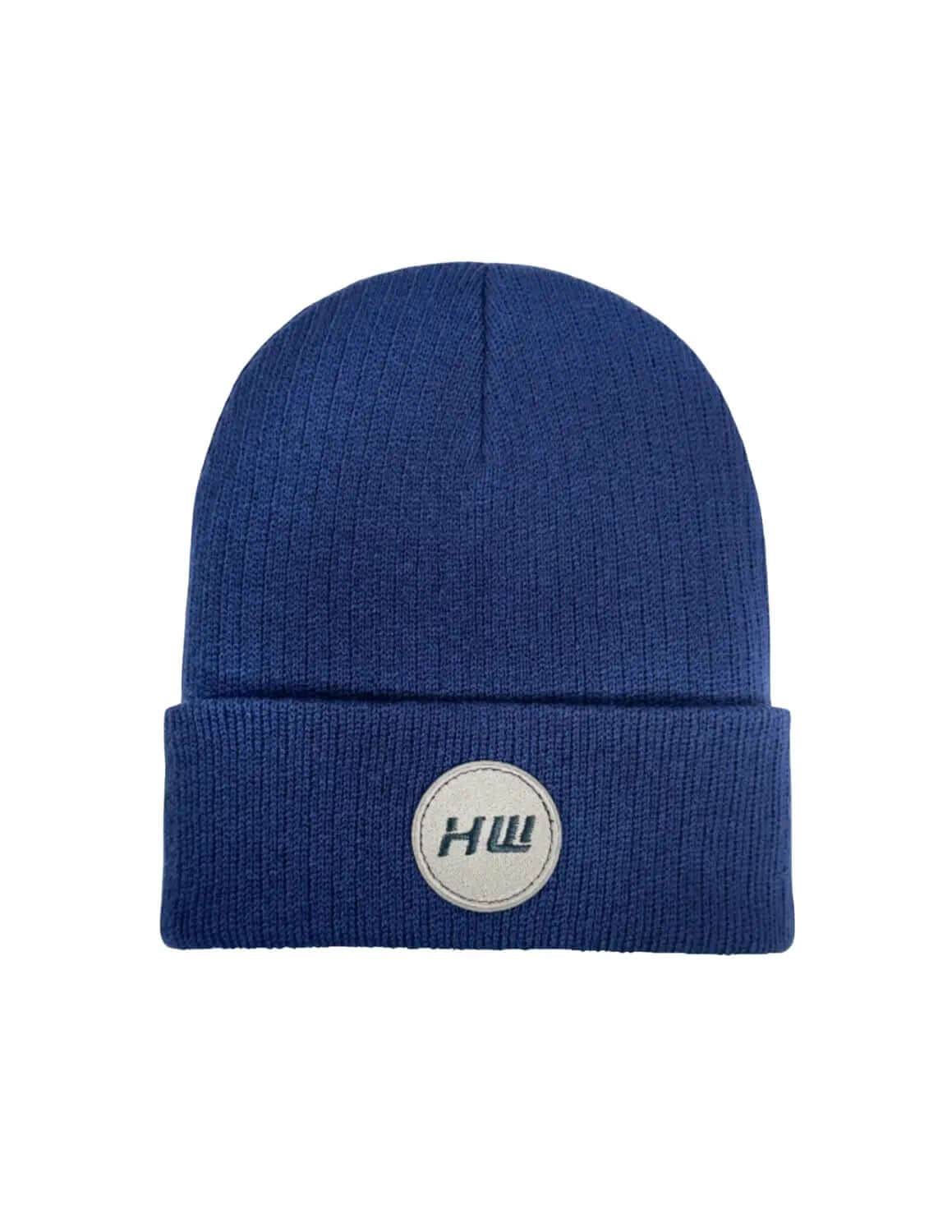 Cuffed Wide Ribbed, Classic Beanie, Sapphire Blue — HAAKWEAR USA