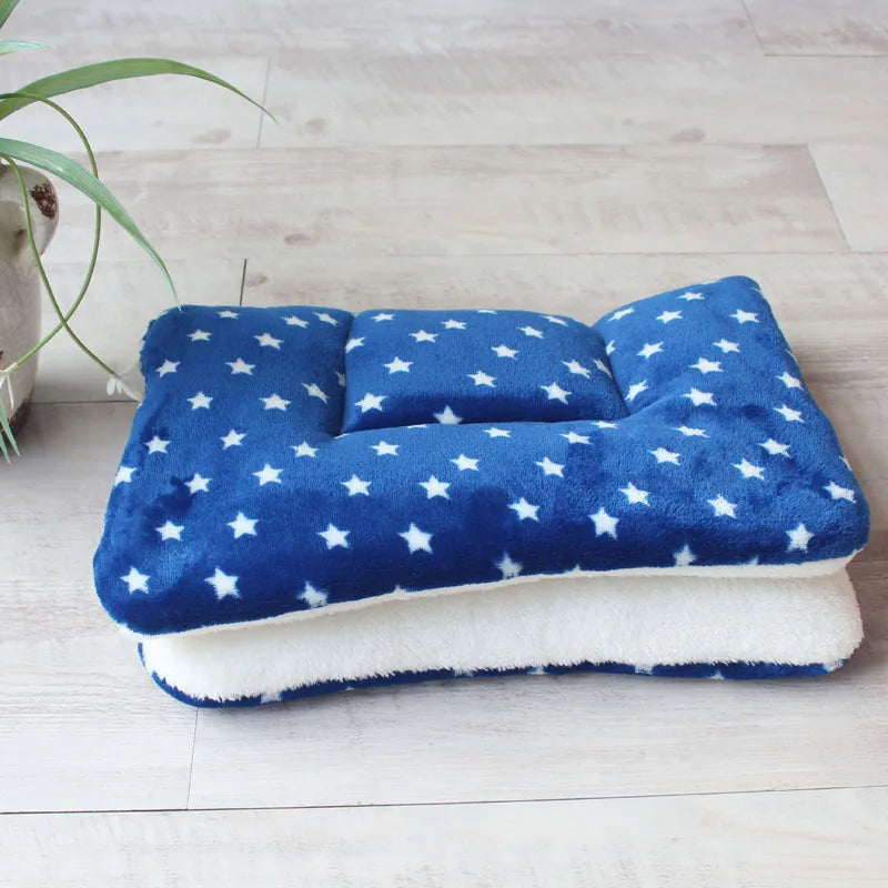 Warm Soft Fleece Pet Mat Travel Cat Litter Dog Blanket Puppy Cushion Pet Pad Dog Bed Cheap 5 Size for Small And Large Dogs - 