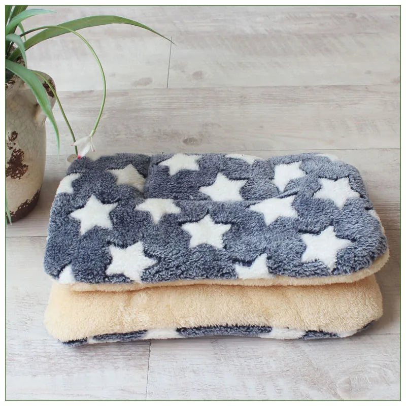Warm Soft Fleece Pet Mat Travel Cat Litter Dog Blanket Puppy Cushion Pet Pad Dog Bed Cheap 5 Size for Small And Large Dogs - 