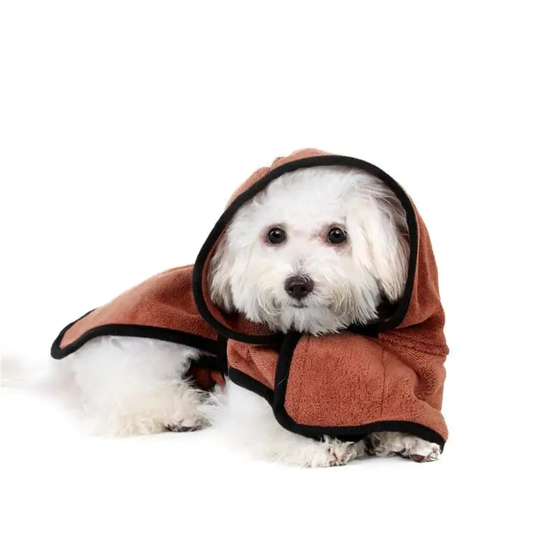 Pet Bath Towel Dog Bathrobe XS-XL For Small Medium Large Dogs Super Absorbent Pet Drying Towel Dog Towel Pet Supplies - image