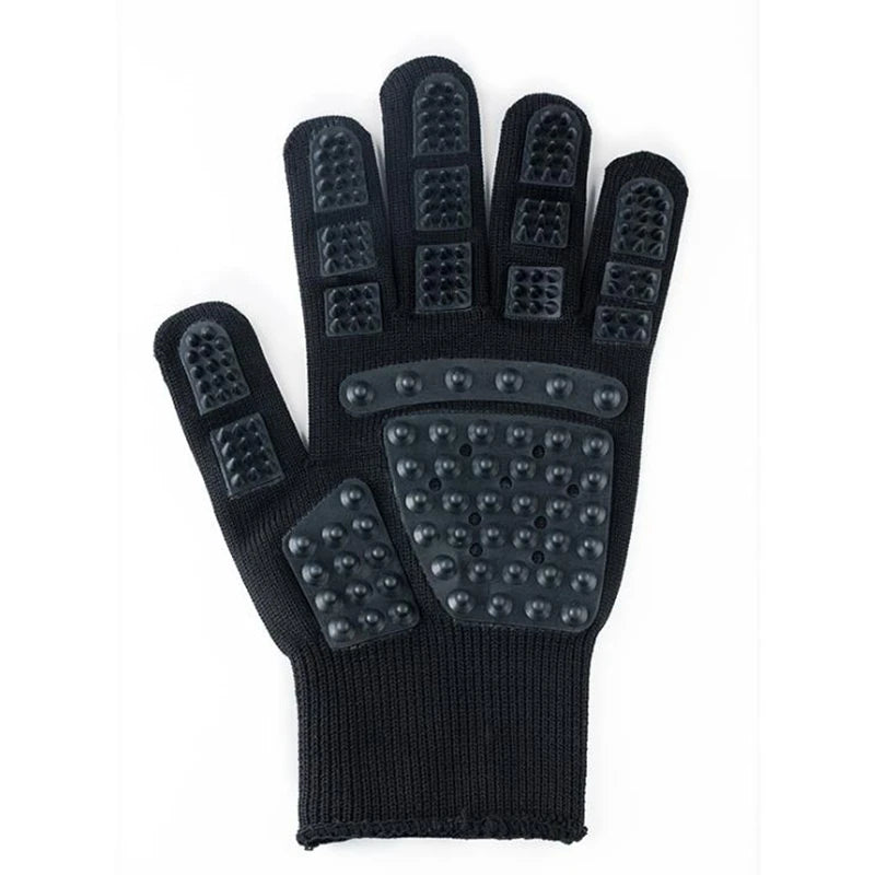 1pcs Pet Glove Cat Grooming Glove Cat Hair Deshedding Brush Gloves Dog Comb - image 9