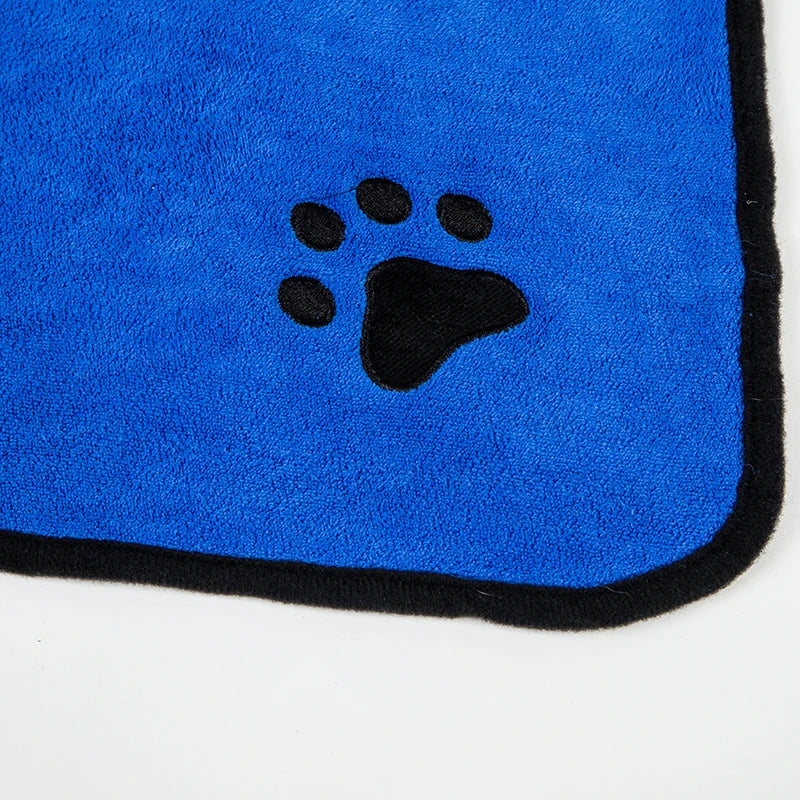 Pet Bath Towel Dog Bathrobe XS-XL For Small Medium Large Dogs Super Absorbent Pet Drying Towel Dog Towel Pet Supplies - image
