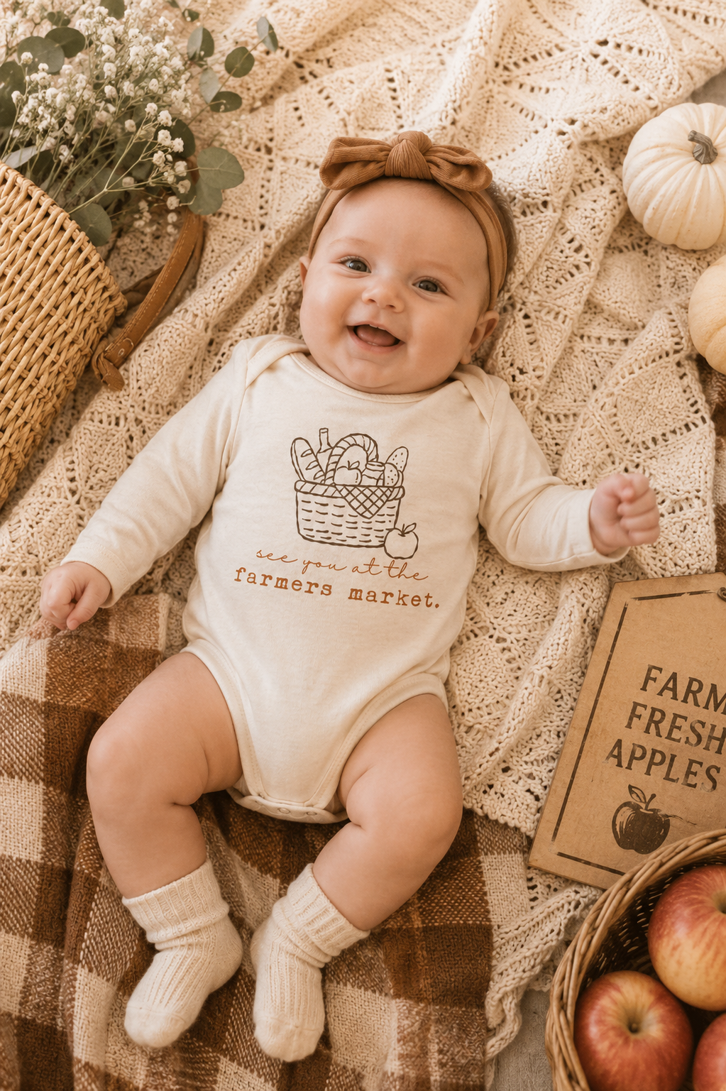 Farmers Market Organic Bodysuit Long Sleeve - view 3