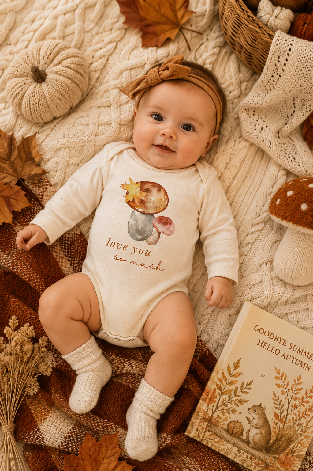 Love You So Mush Organic Bodysuit Long Sleeve - view 3