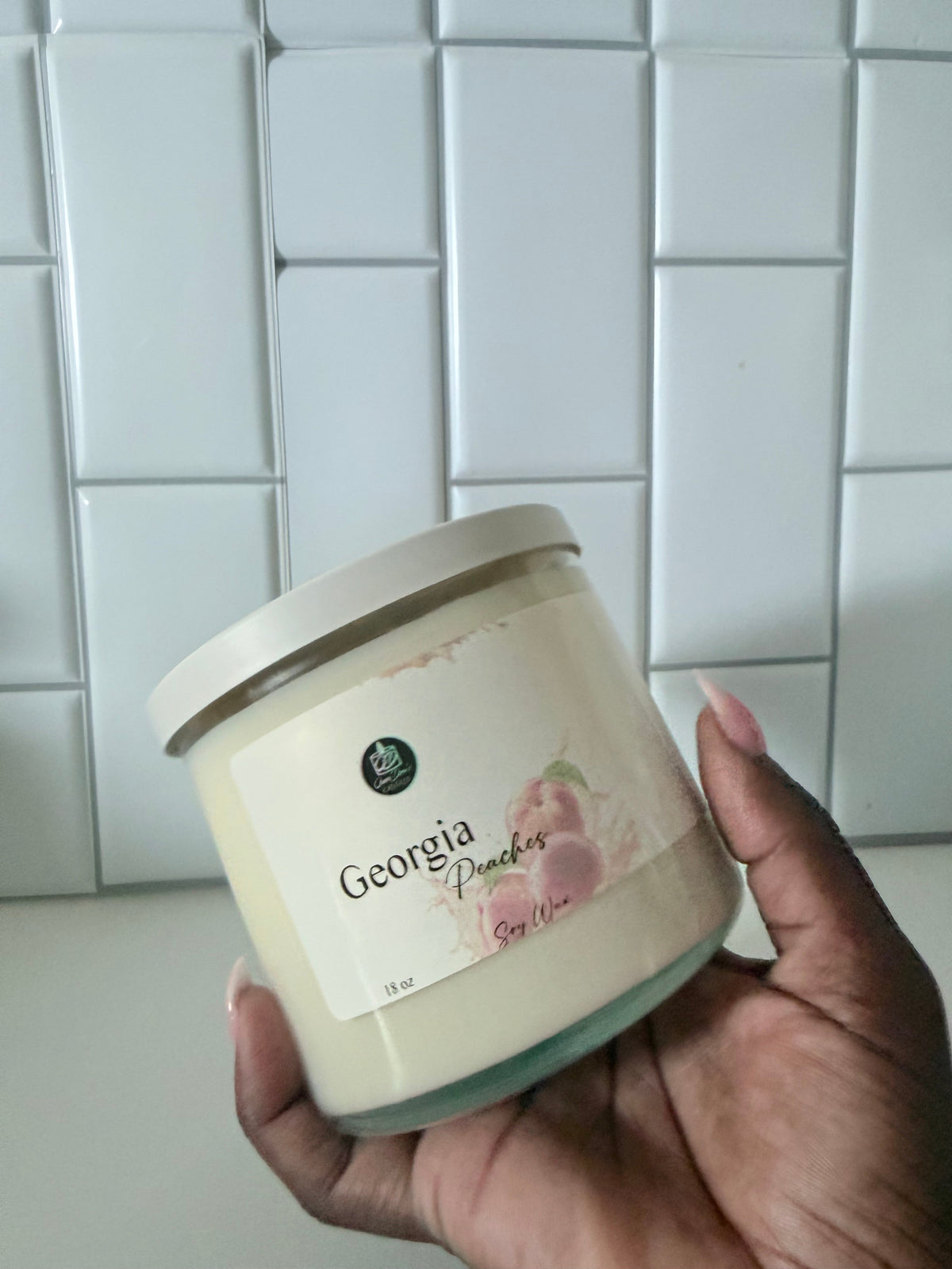 Three Wick Candle - Georgia Peach