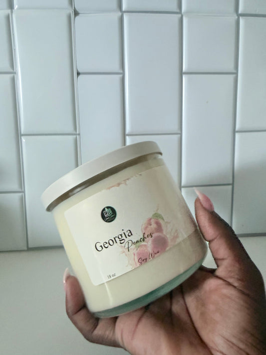 Three Wick Candle - Georgia Peach