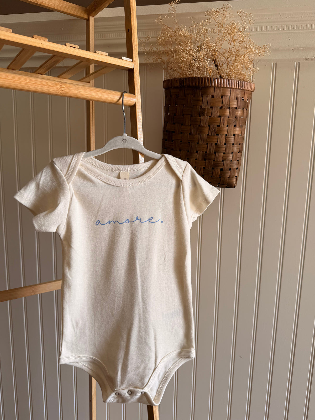 Amore Organic Cotton Baby Bodysuit - view 2
