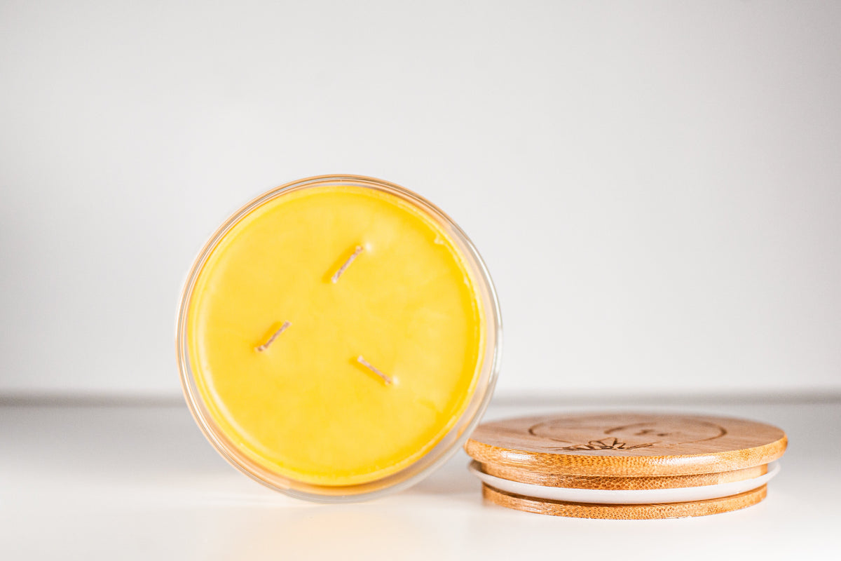 Pumpkin Pie Beeswax Candle |8 oz - view 4