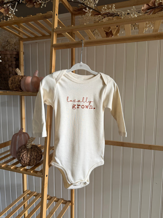 Locally Grown Organic Bodysuit Long Sleeve - view 2