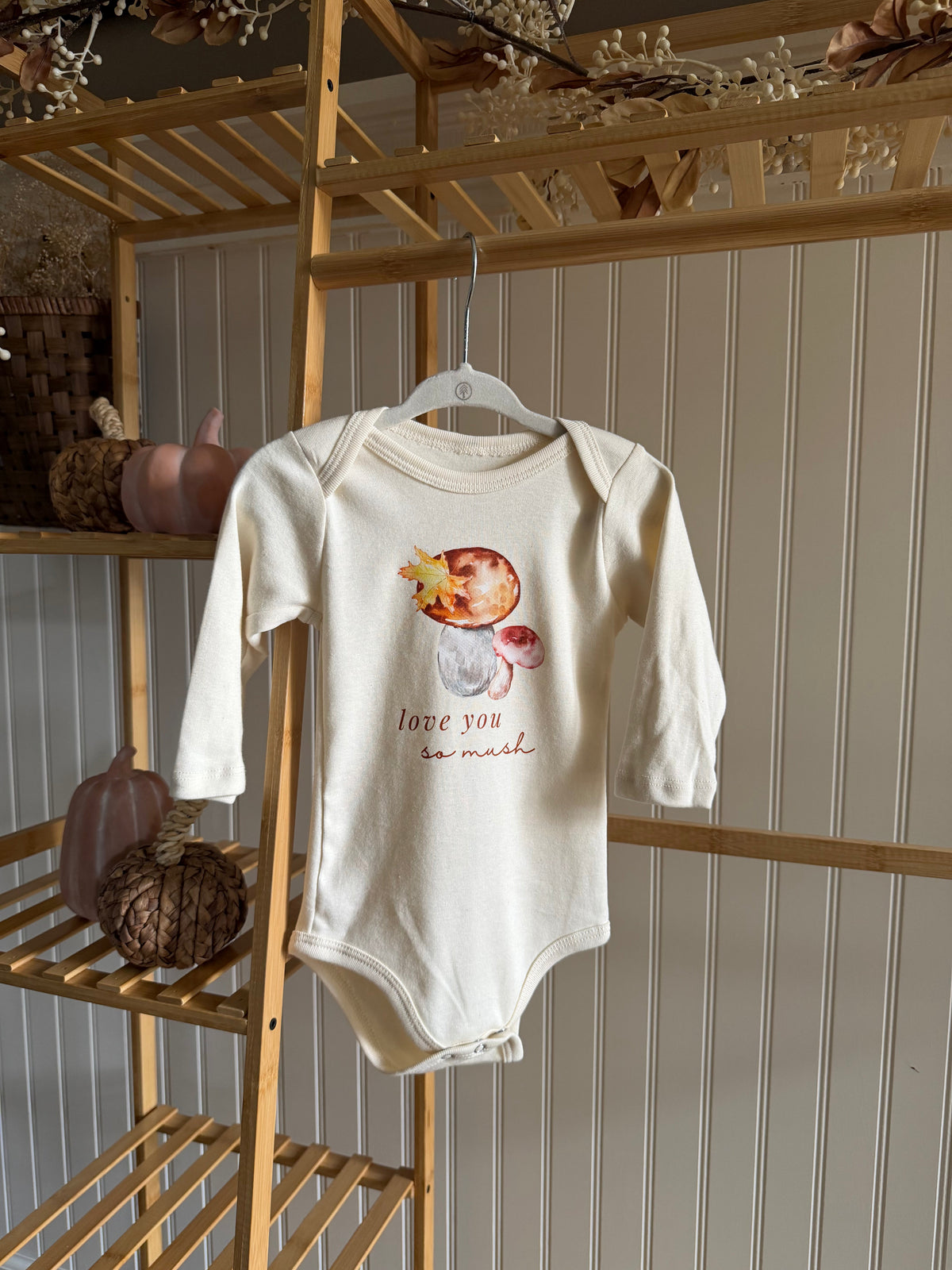 Love You So Mush Organic Bodysuit Long Sleeve - view 2