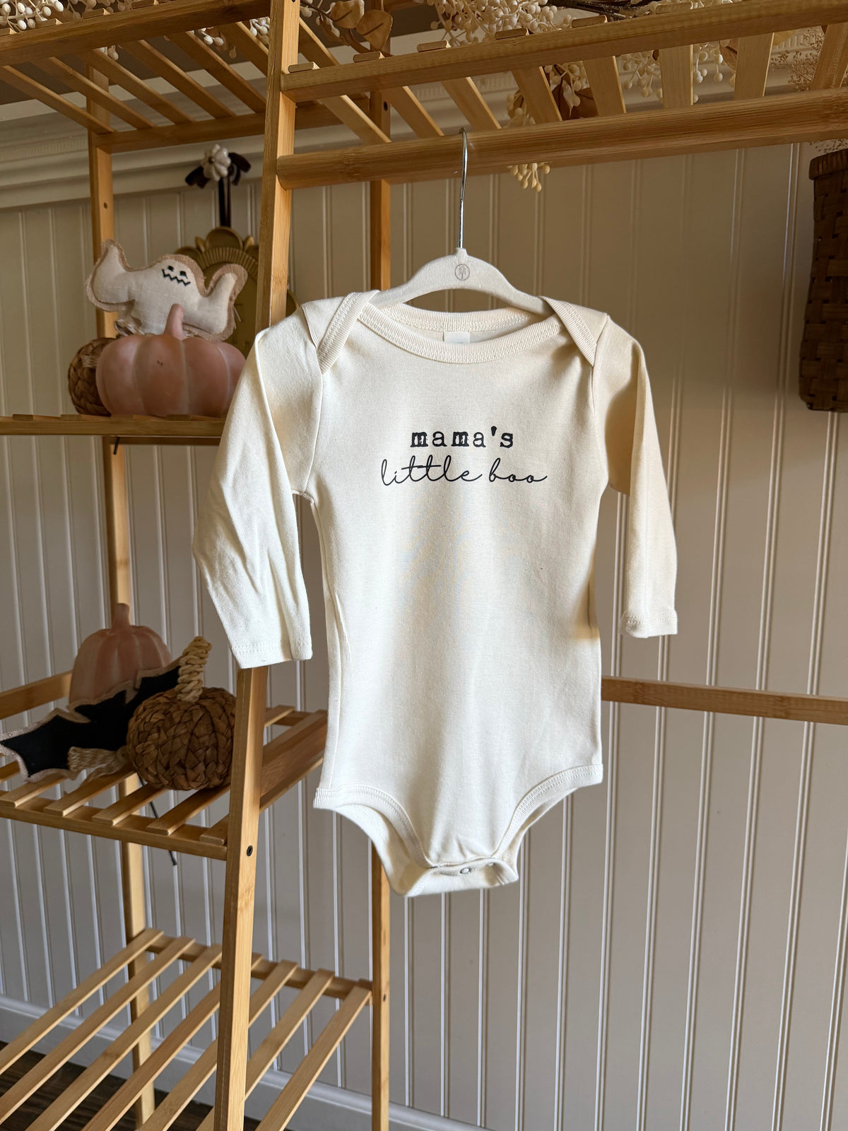 Mama's Little Boo Organic Bodysuit Long Sleeve - view 2