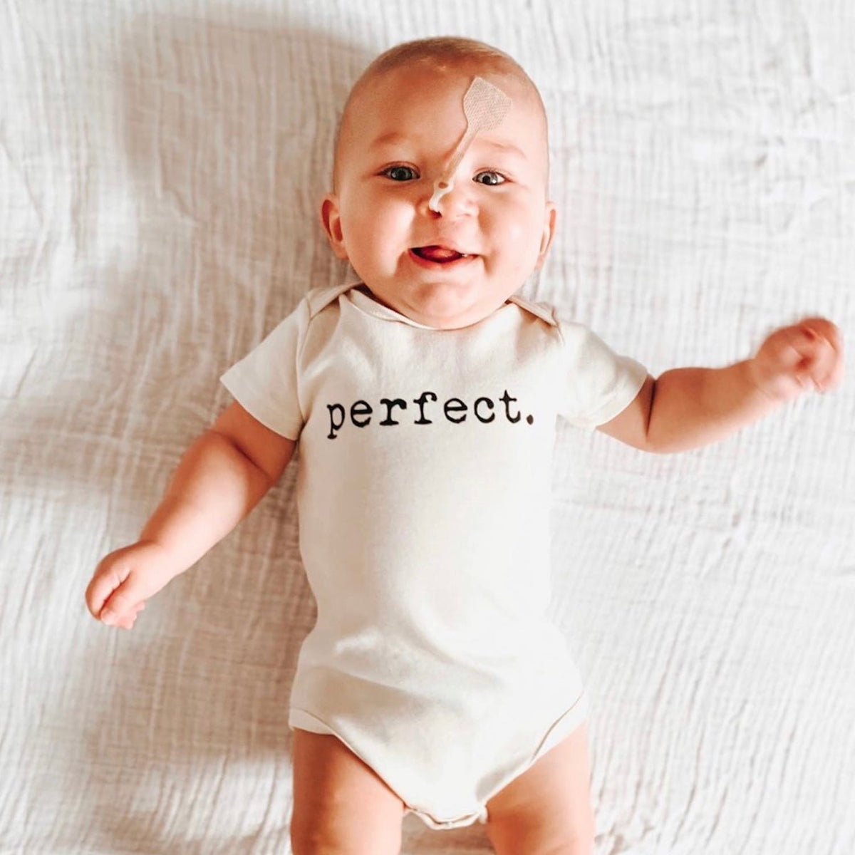 Perfect Organic Cotton Baby Bodysuit - view 3