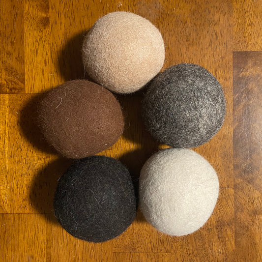 Locally Sourced Alpaca Wool Dryer Balls (Pack of 3) - view 2