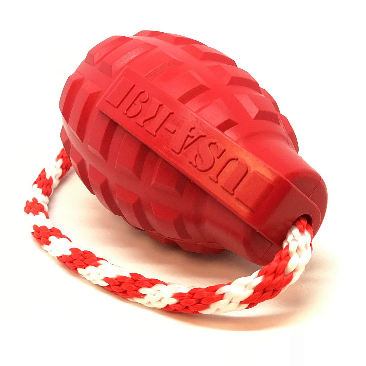 USA-K9 Grenade Rubber Dog Chew Toy - K9 Handler Reward Toy - USA Made - view 6