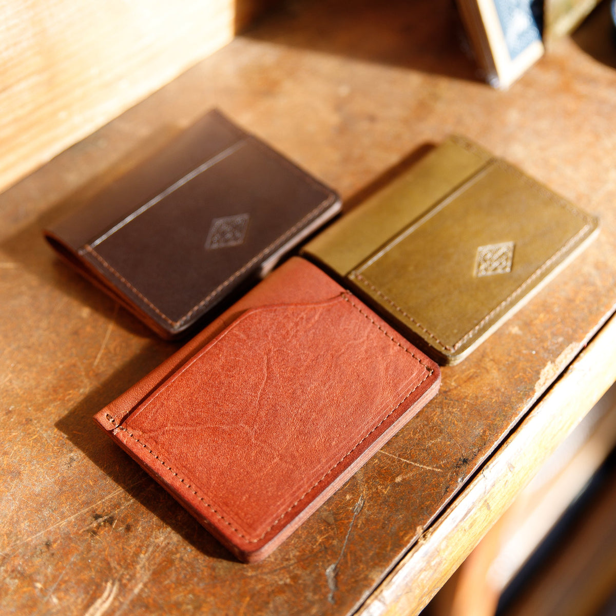 Small Batch Wallet - USA Made - Three Slot - view 2
