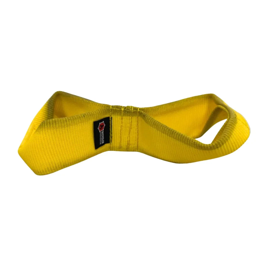 JR Tugs-A-Lot - Double-Loop Firehose Tug Toy - YELLOW - view 2