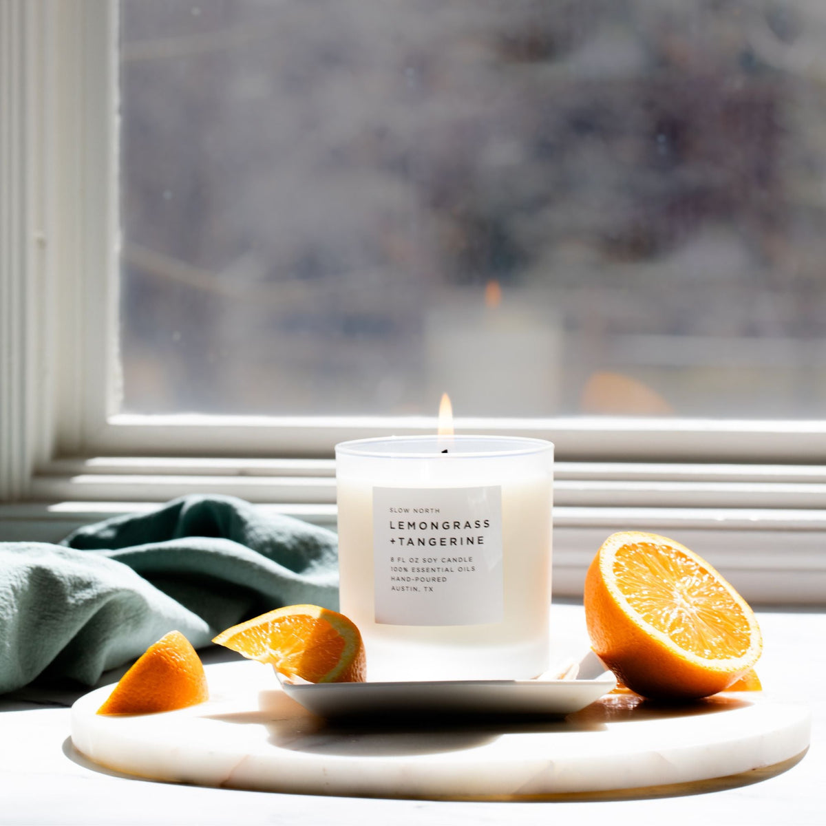 Lemongrass + Tangerine - Signature Candle - view 2