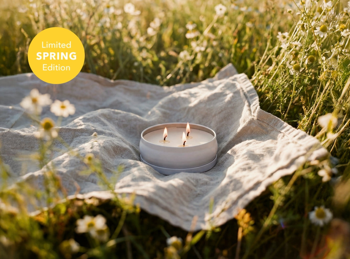Linen 3-Wick Candle - view 2