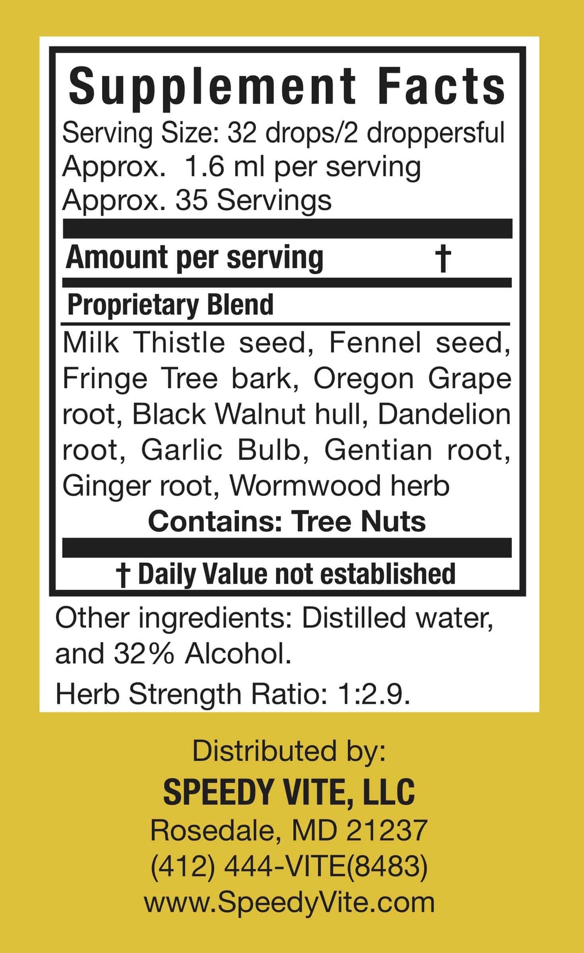 Classic Liver & Gallbladder Cleanse Drops - 2 fl oz - SpeedyVite® - view 2