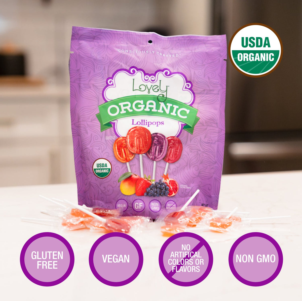 Organic Lollipops - view 3