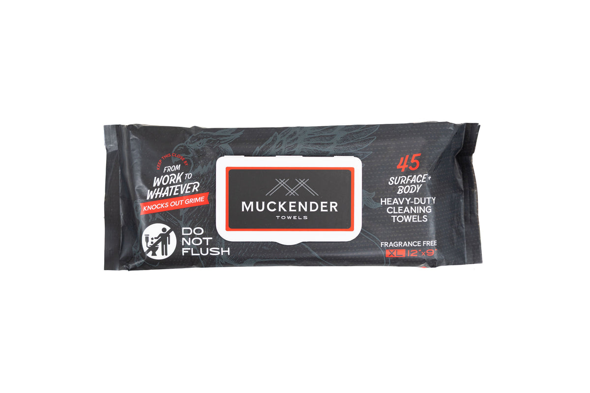 Muckender Towels - 4-Pack Value Bundle, Skin Safe, Unscented (180 ct) - view 4