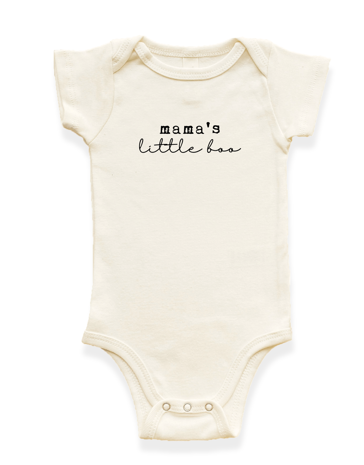 Mama's Little Boo Organic Baby Bodysuit - 0-3M, 3-6M, 6-12M, 12-18M