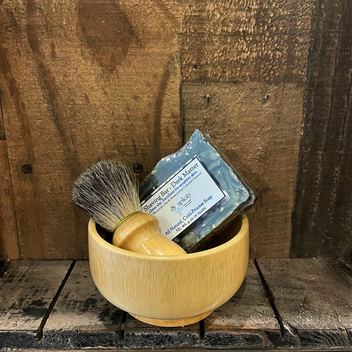 Men's Shaving Sets in Bamboo - view 2