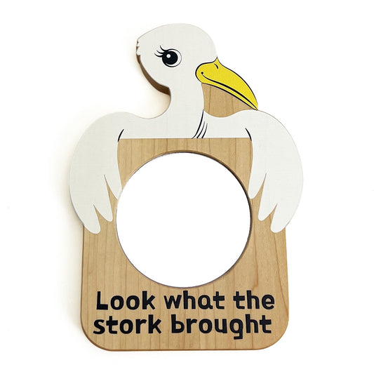 Look at ME! Little Explorers Baby's First Mirror - Friendly Stork