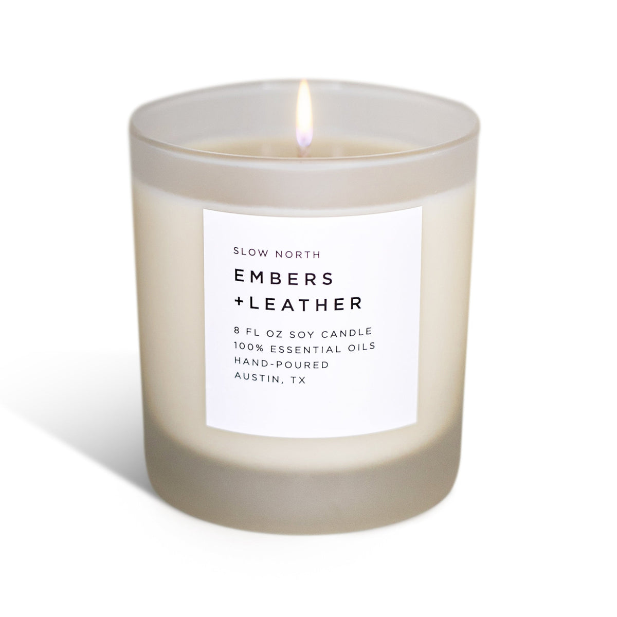 Embers + Leather - Signature Candle (Vetiver + Cedar + Patchouli) - view 4