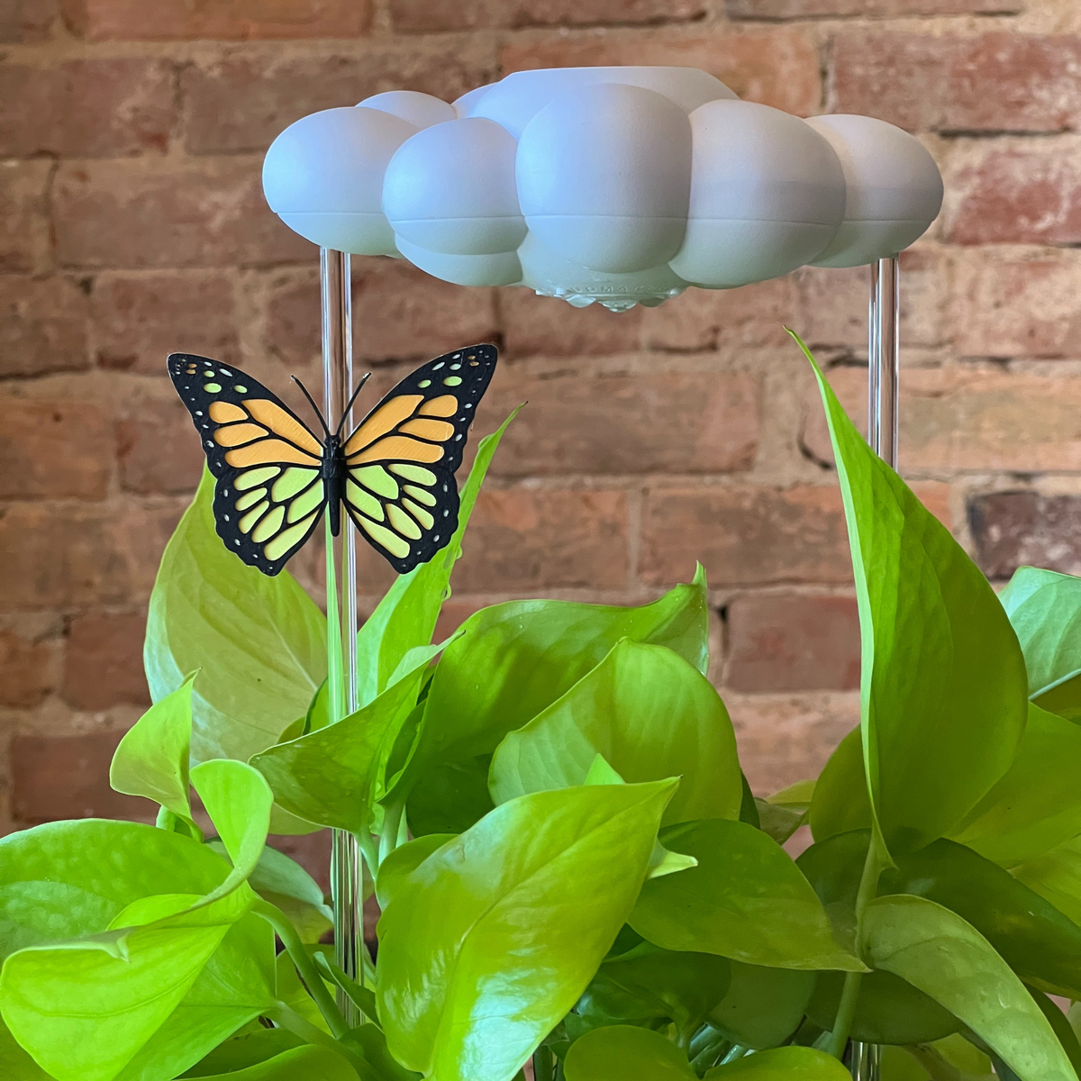 Original Dripping Rain Cloud with Orange Butterfly Charm - view 3