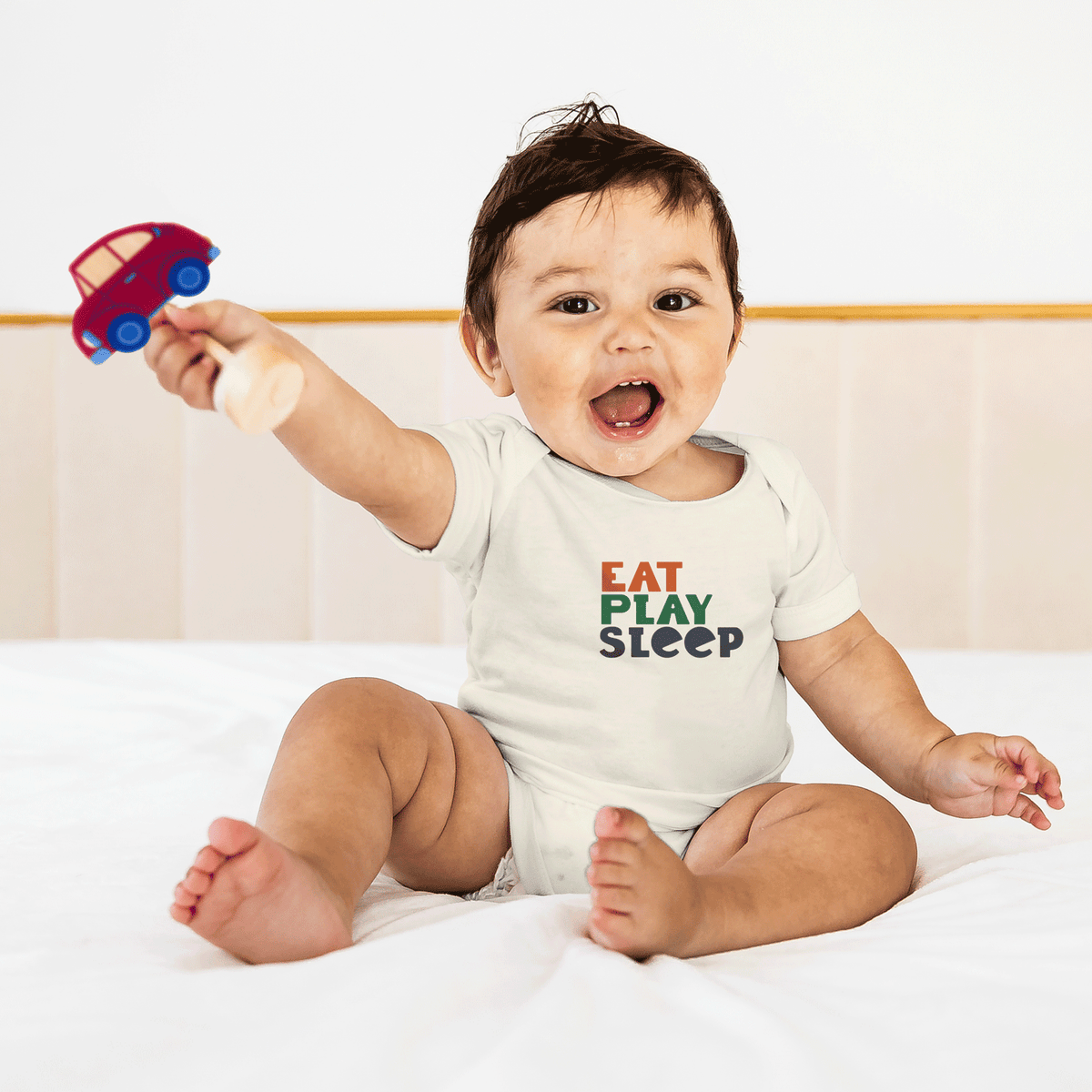 Grasp & Giggle Car Rattle - Made in the USA 🇺🇸 - view 3