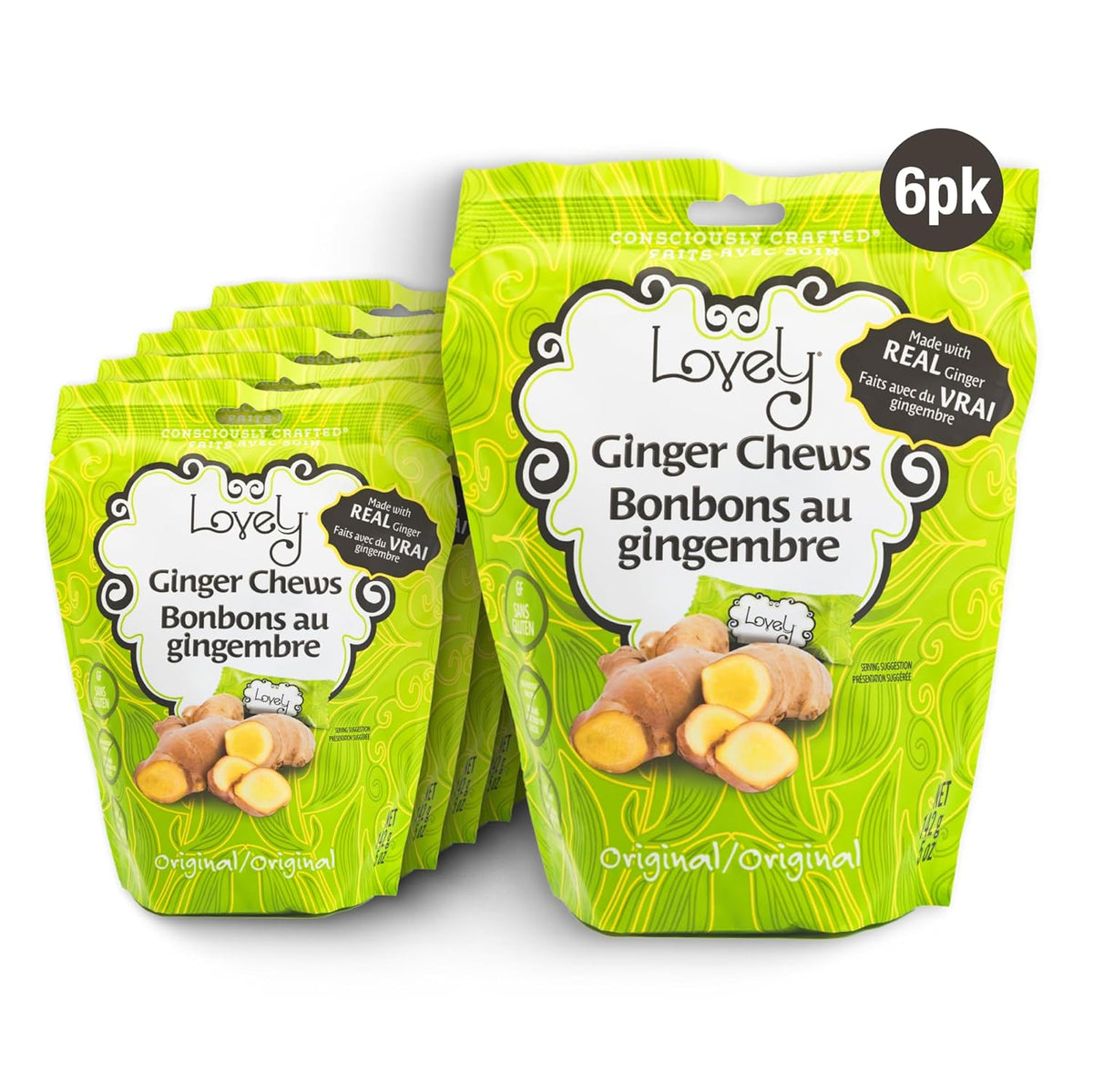 Ginger Chews - 6-Pack (5oz) - view 8