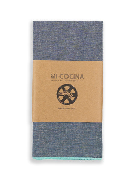 CHAMBRAY NAPKIN The Puerto Rico Collection - Agua - view 3