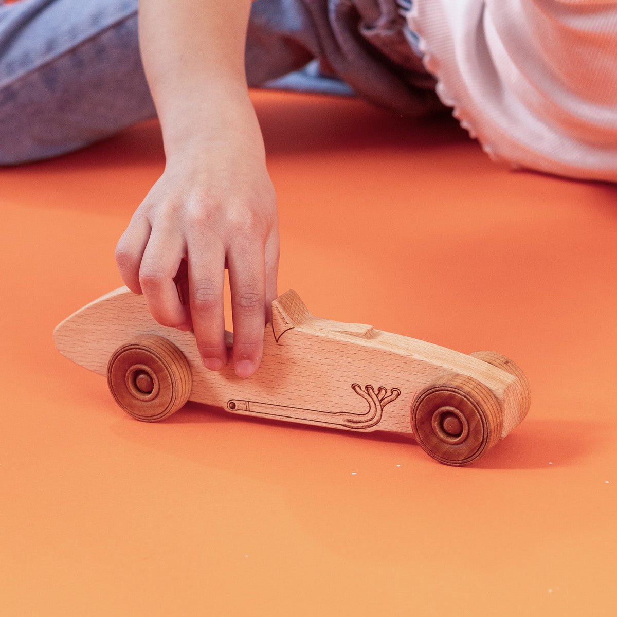 Indy Special Race Car 8.75" Long - Beech Wood - Made in the USA 🇺🇸 - view 5