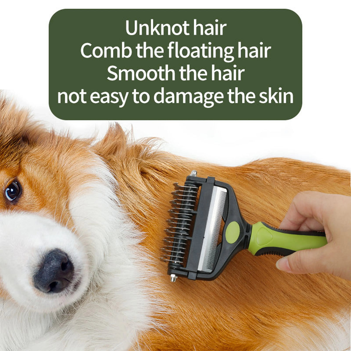 3 In 1 Pet Deshedding Brush Dog Hair Remover Pet Fur Knot Cutter Puppy Cat Comb Brushes Dogs Grooming Shedding Supplies - ima