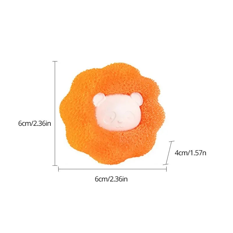 Reusable Pet Hair Remover Laundry Balls Sponge Cleaning Balls Washing Machine Lint Catcher For Cat Dog Fur Household Filter -