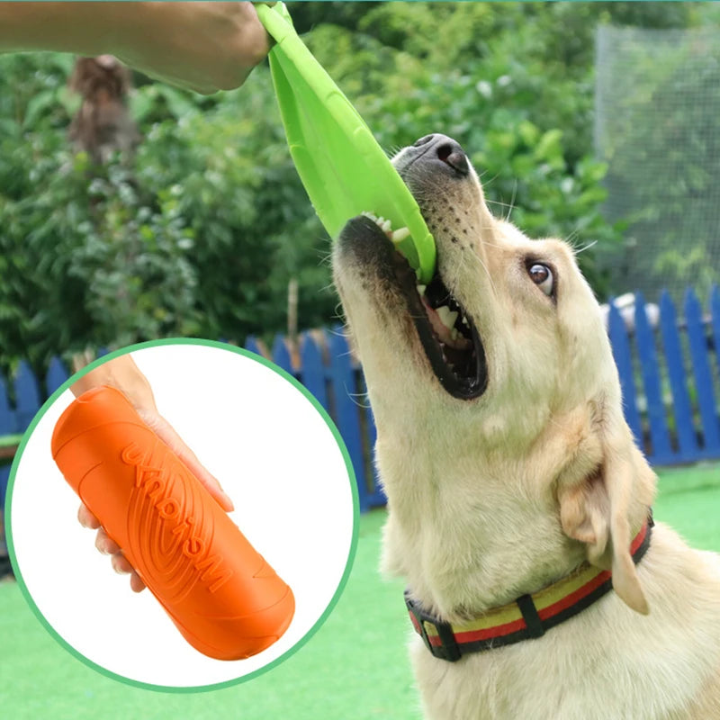 Dog Toys Silicone Flying Disc Fashion Multicolor Resistant Chew Toys Puppy Outdoor Game Trainning Interactive Supplies - imag