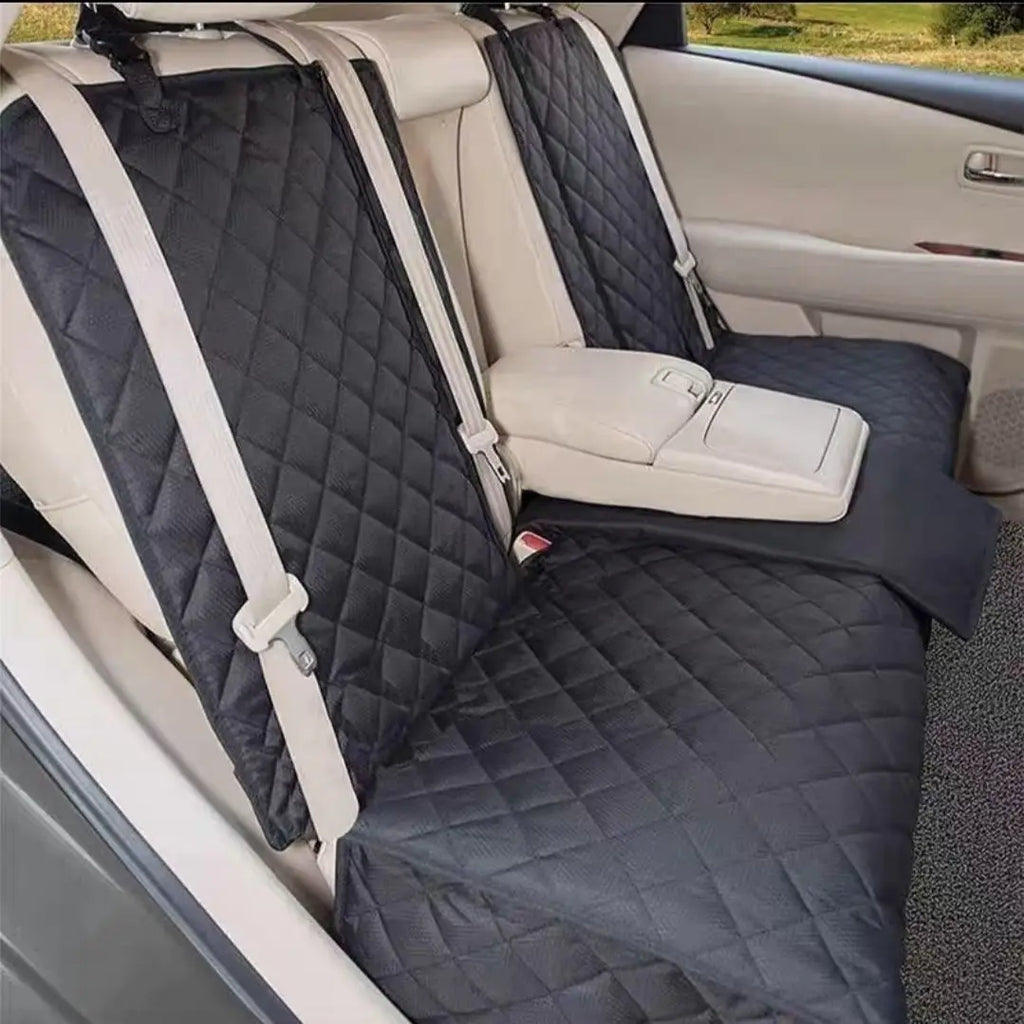 Dog Car Seat Cover Pet Travel Carrier Mattress Waterproof Dog Car Seat Protector With Middle Seat Armrest For Dogs - image 5